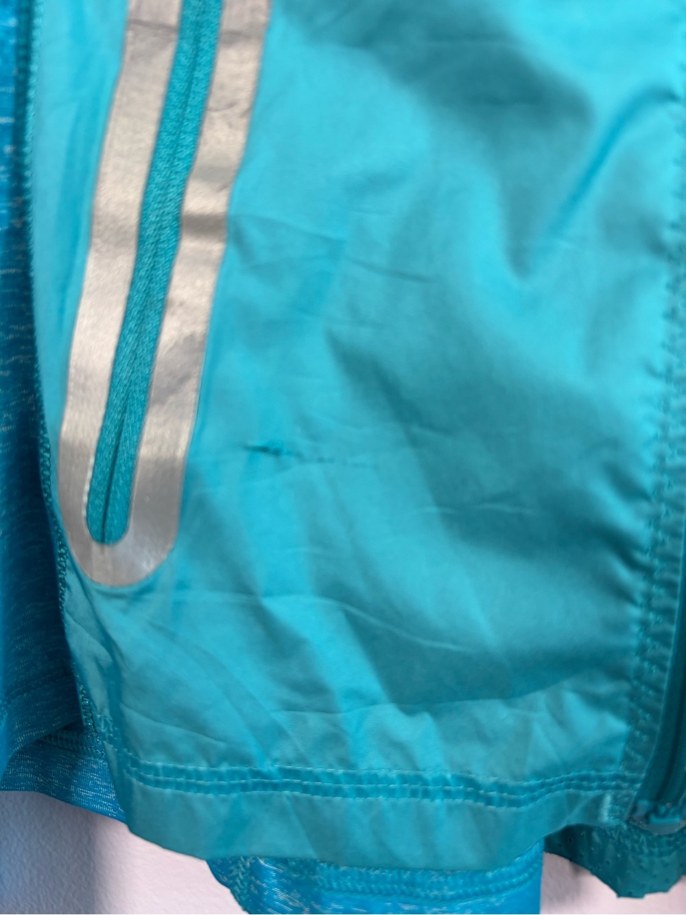 lululemon athletica Teal Hybrid Running Performance Athletic Zip Jacket Size 4 - Picture 5 of 7